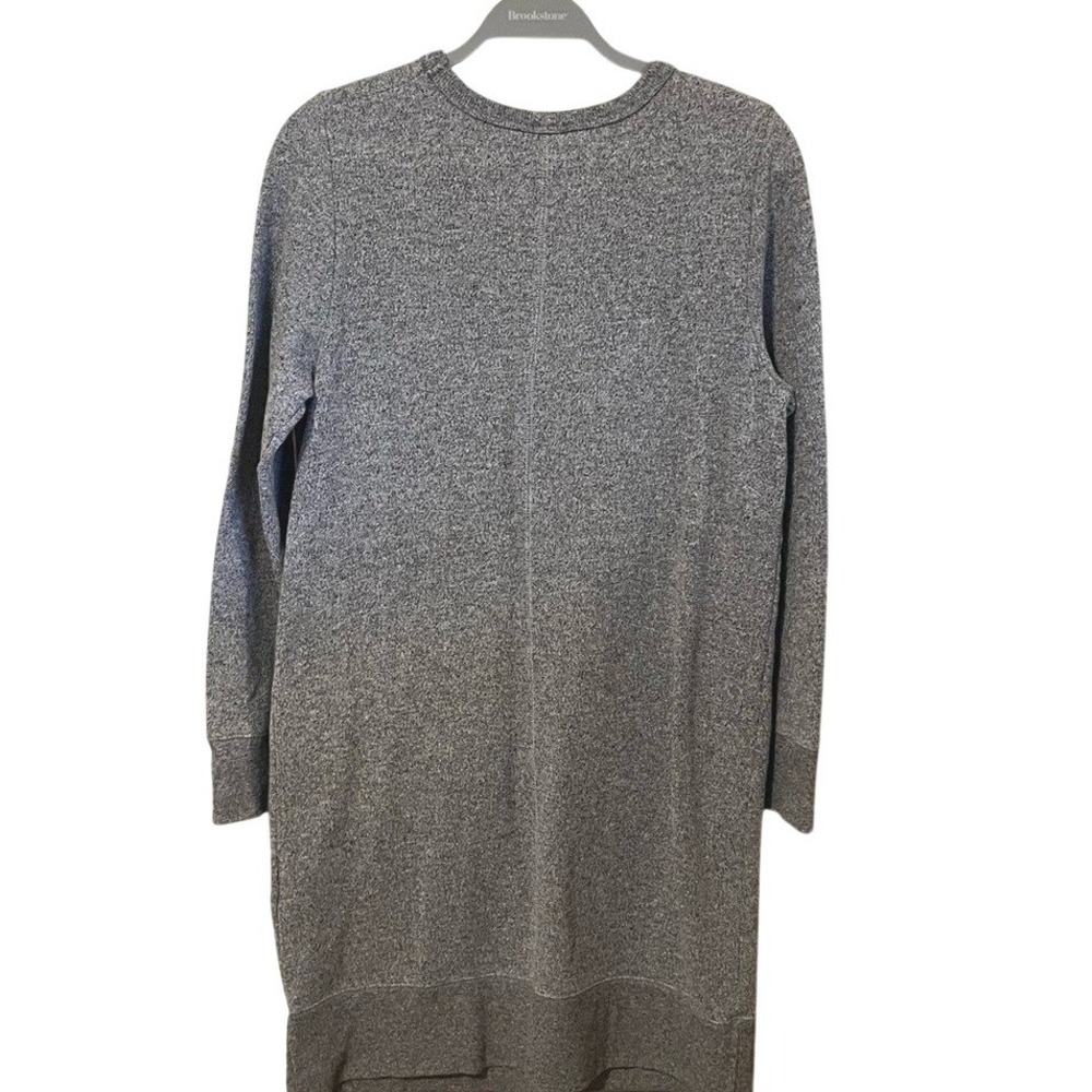 Roots Sweatshirt Dress Grey Long Sleeve Crew Neck Mini Medium - Picture 5 of 7